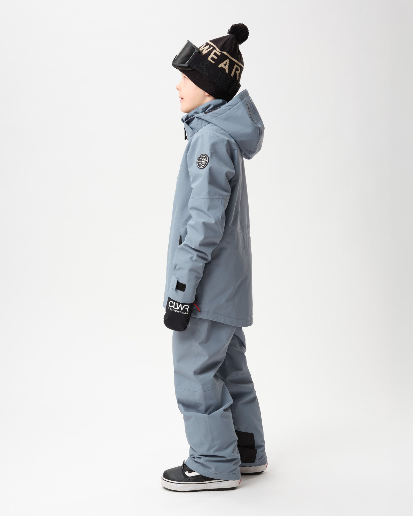 Pow Jacket Junior - Grey Blue