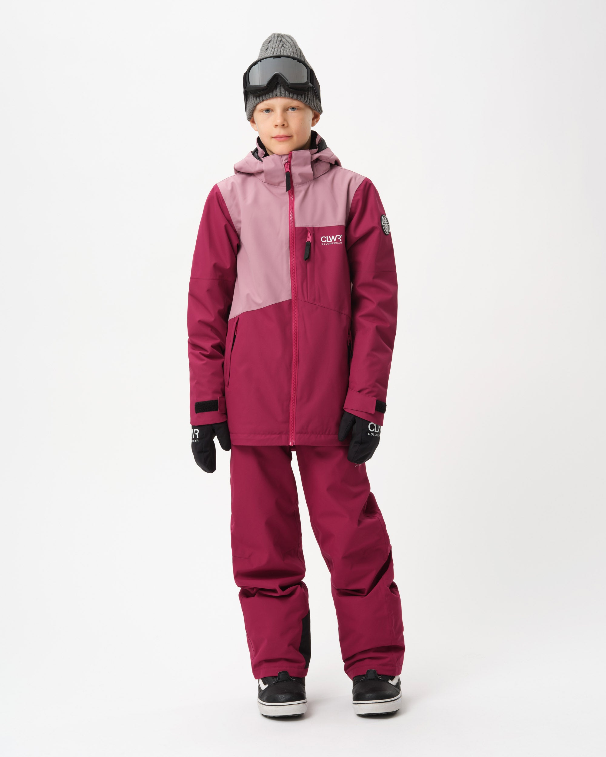 Pow Jacket Junior - Raspberry Red