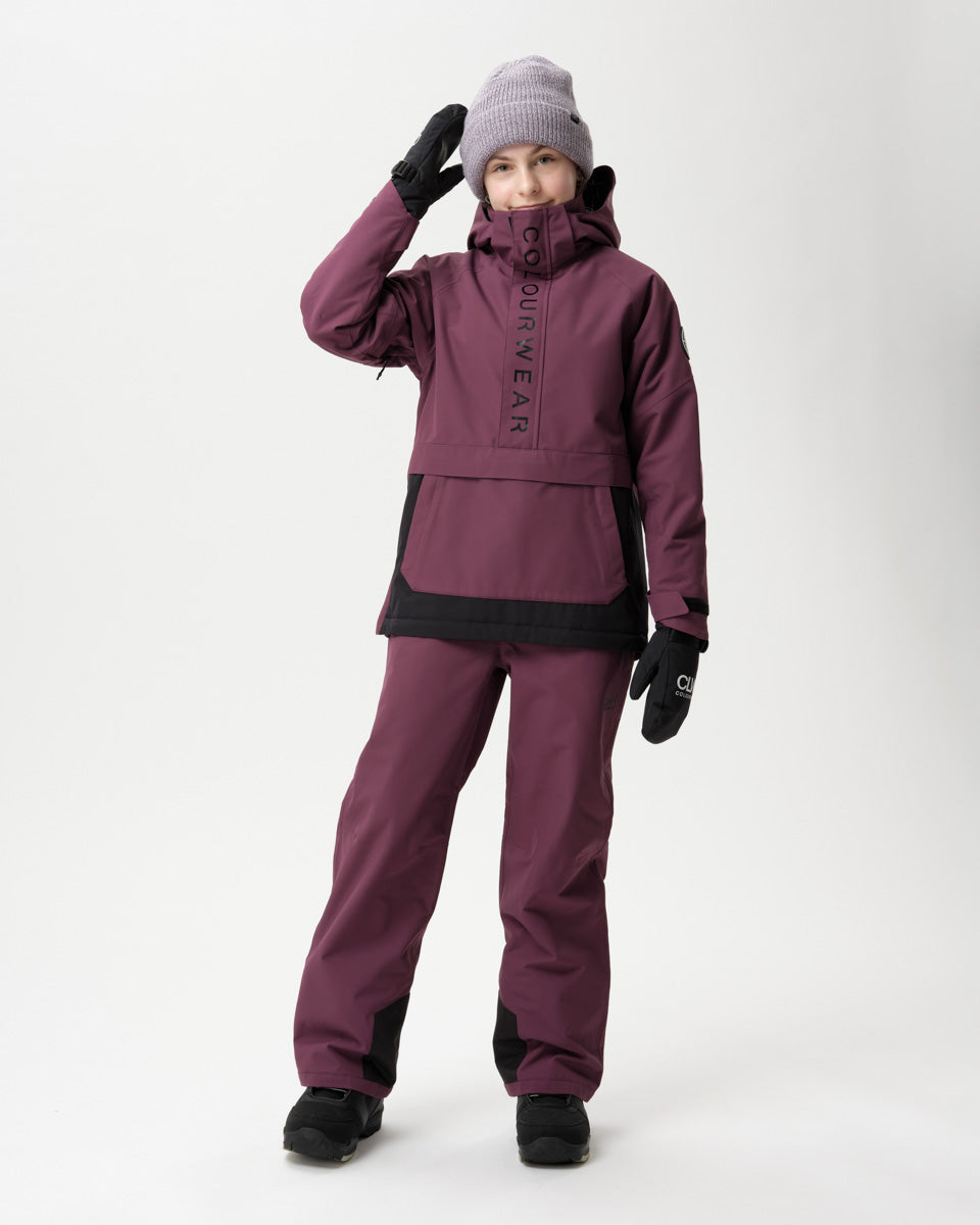Signature Anorak Junior - Deep Cherry