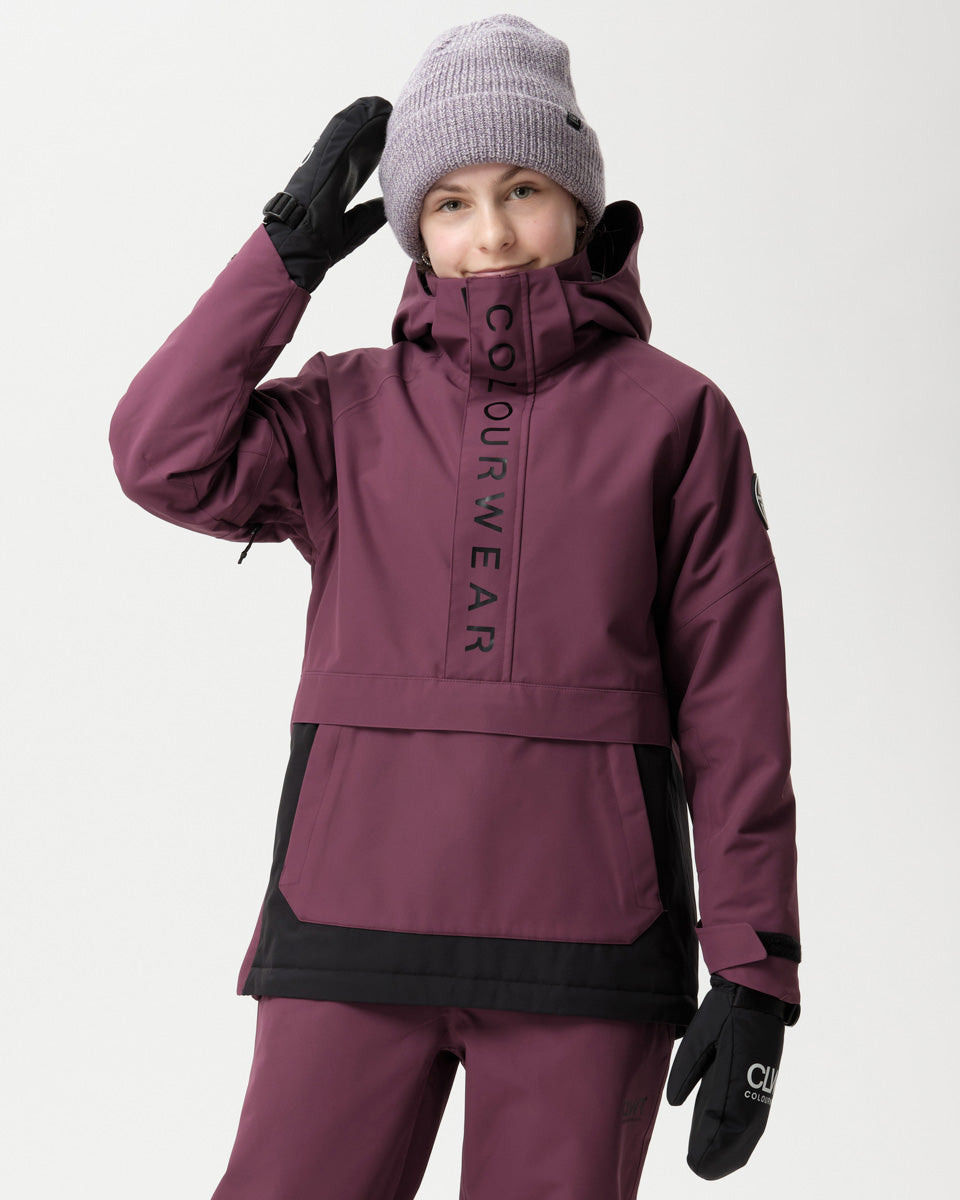 Signature Anorak Junior - Deep Cherry