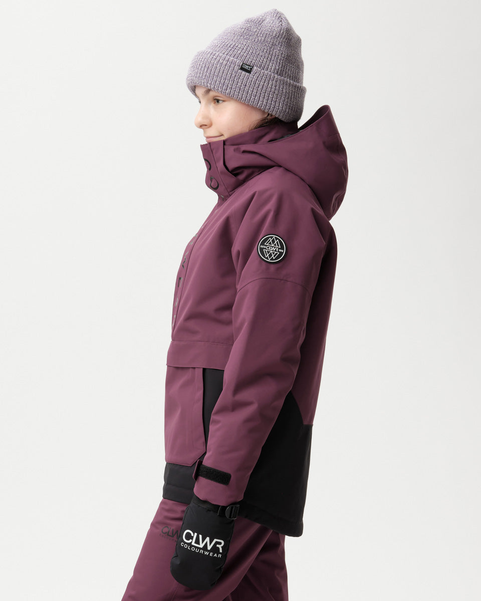 Signature Anorak Junior - Deep Cherry