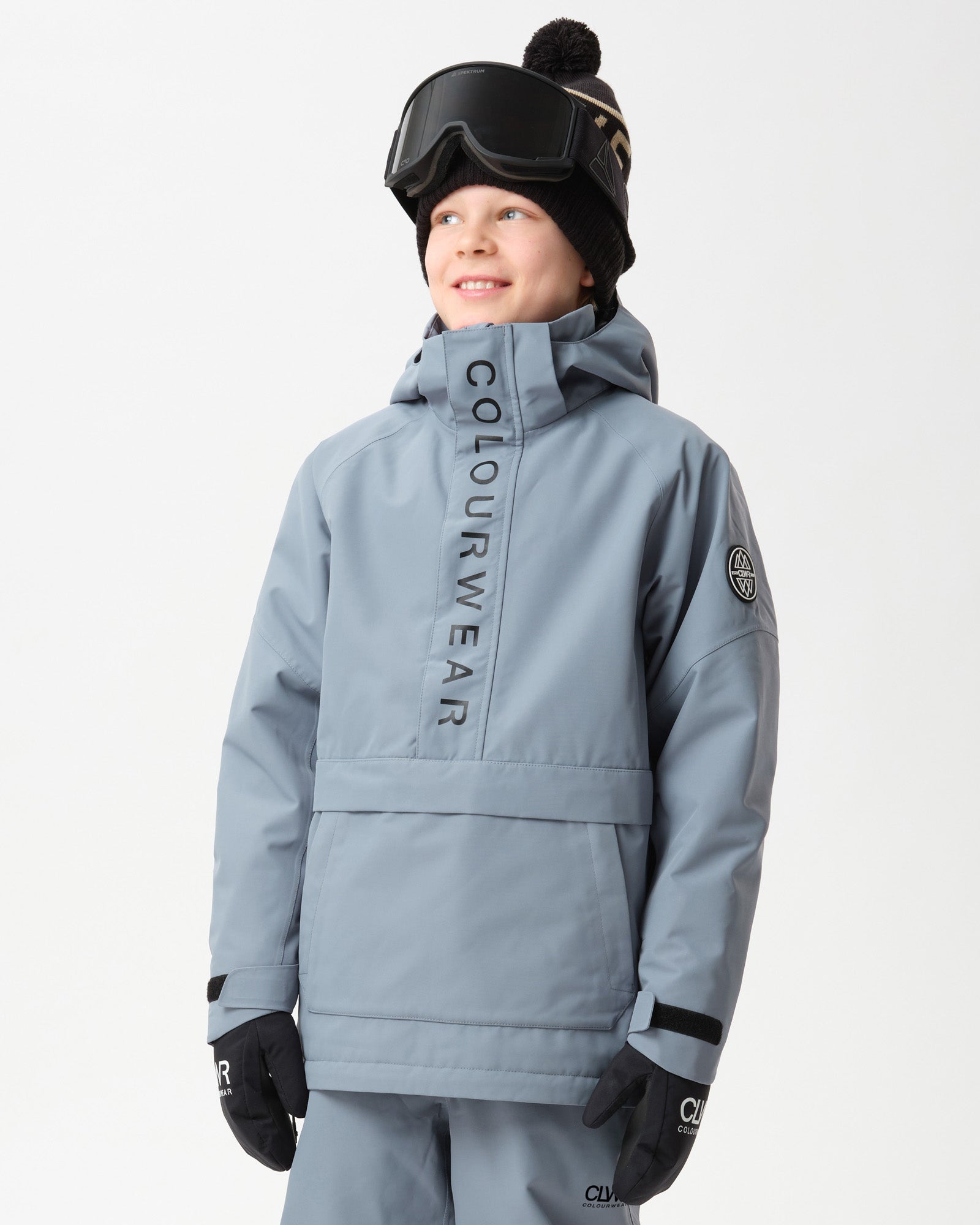 Signature Anorak Junior - Grey Blue