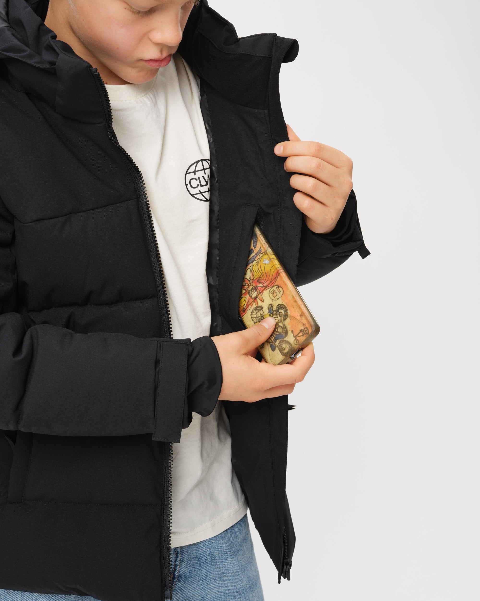 Innerficka med dragkedja