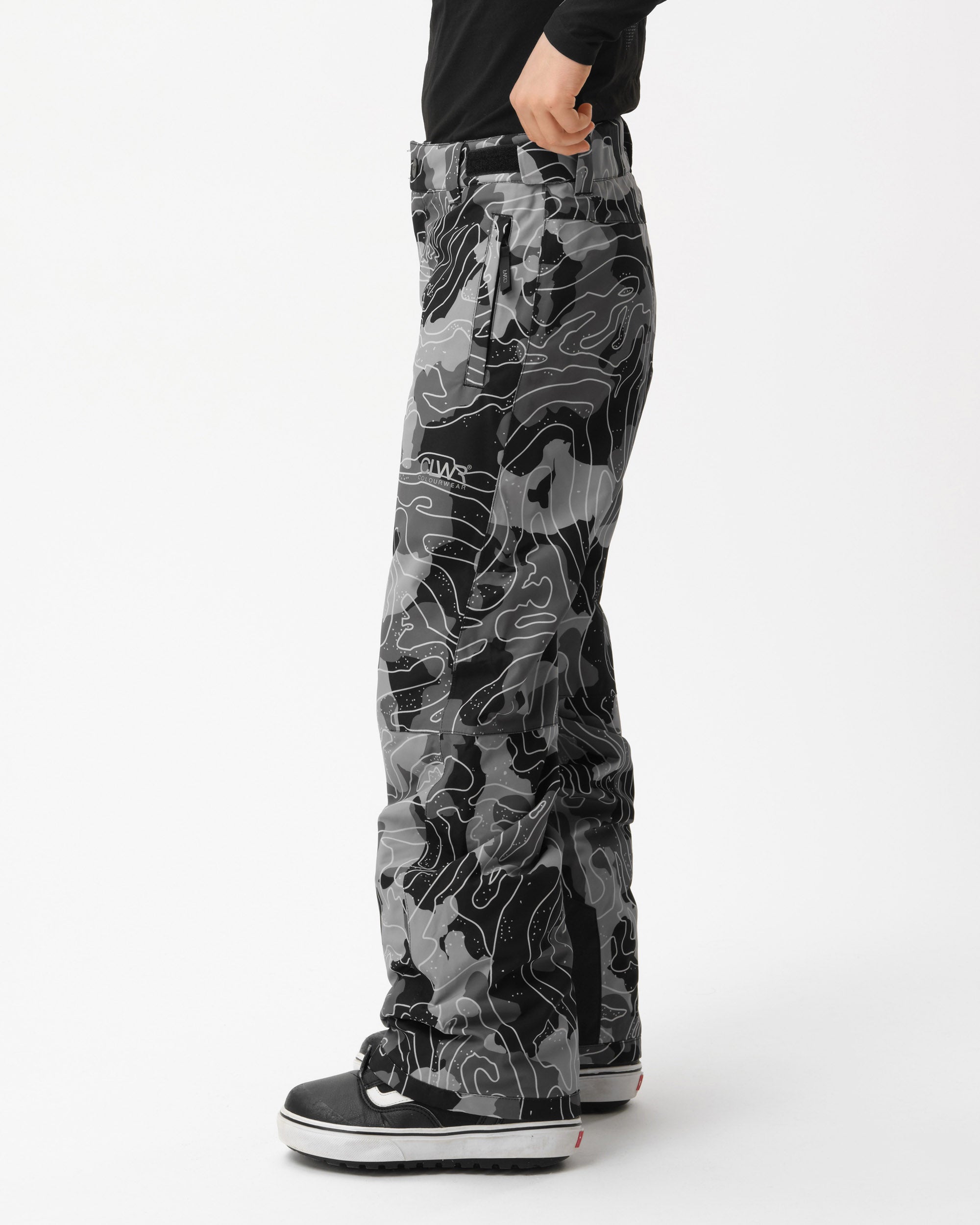 Line Ski Pants Barn - Svart Karta