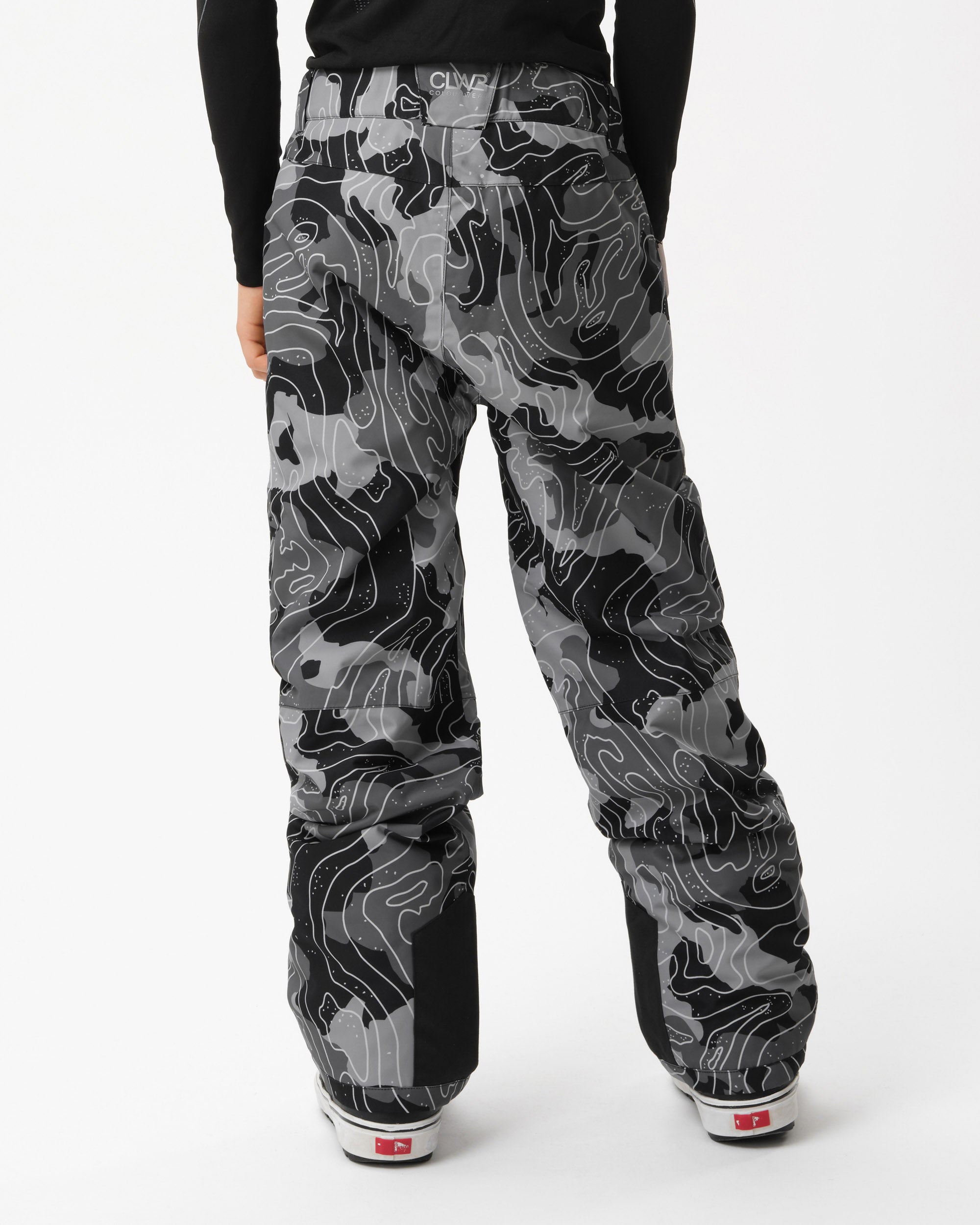 Line Ski Pants Barn - Svart Karta