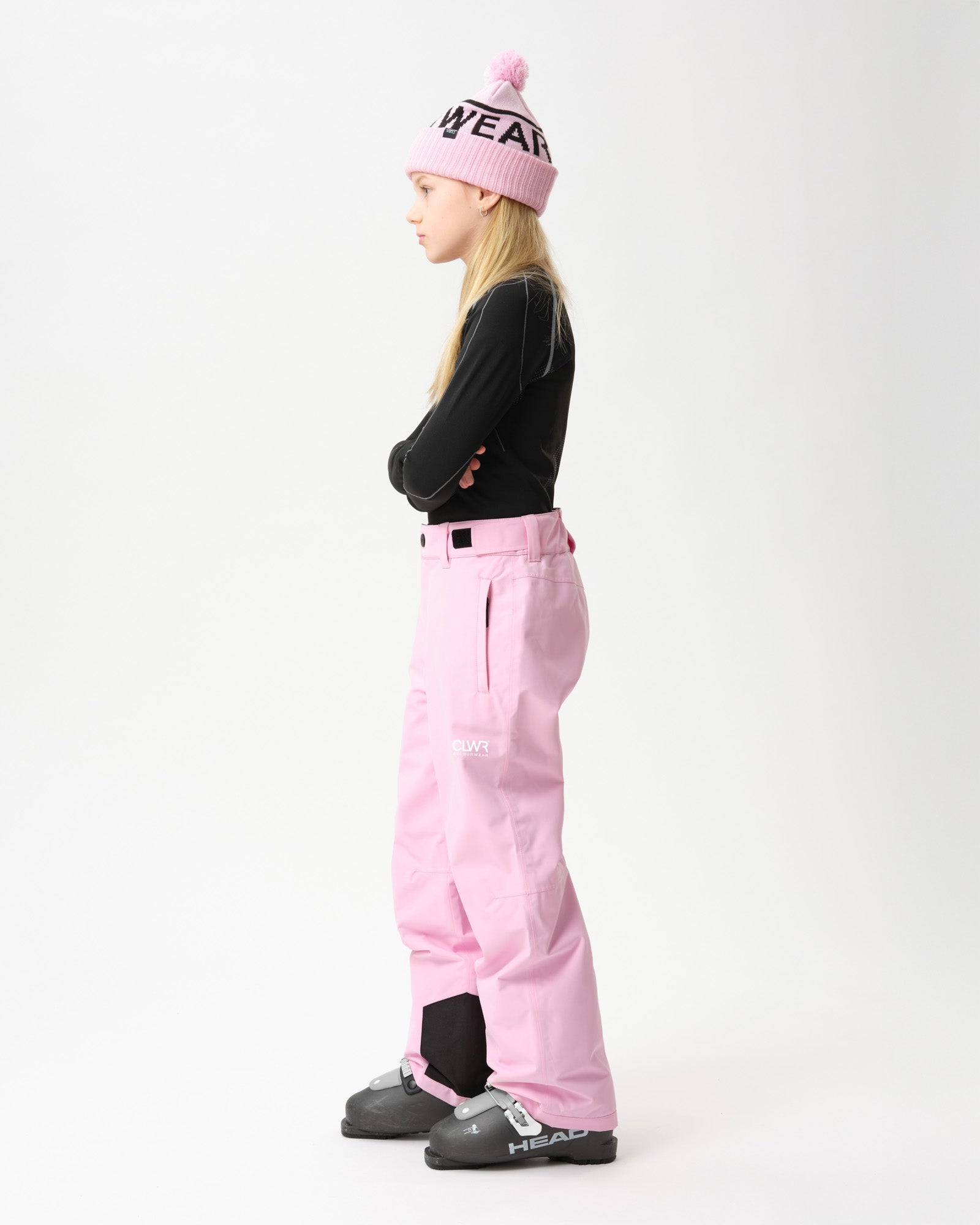 Junior Line Ski Pants – Light Pink | Kids' Snowboard & Ski Pants