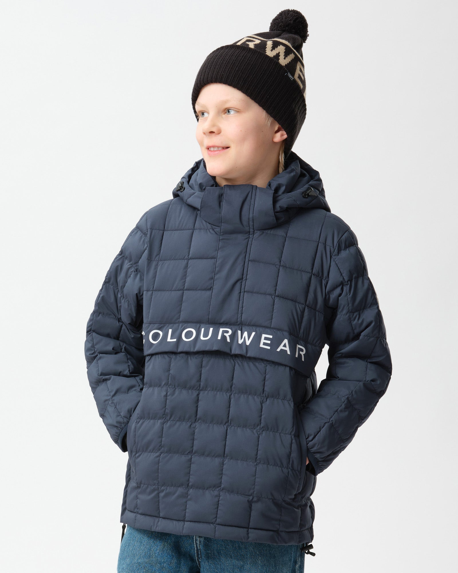 Fine Line Anorak Junior - Navy
