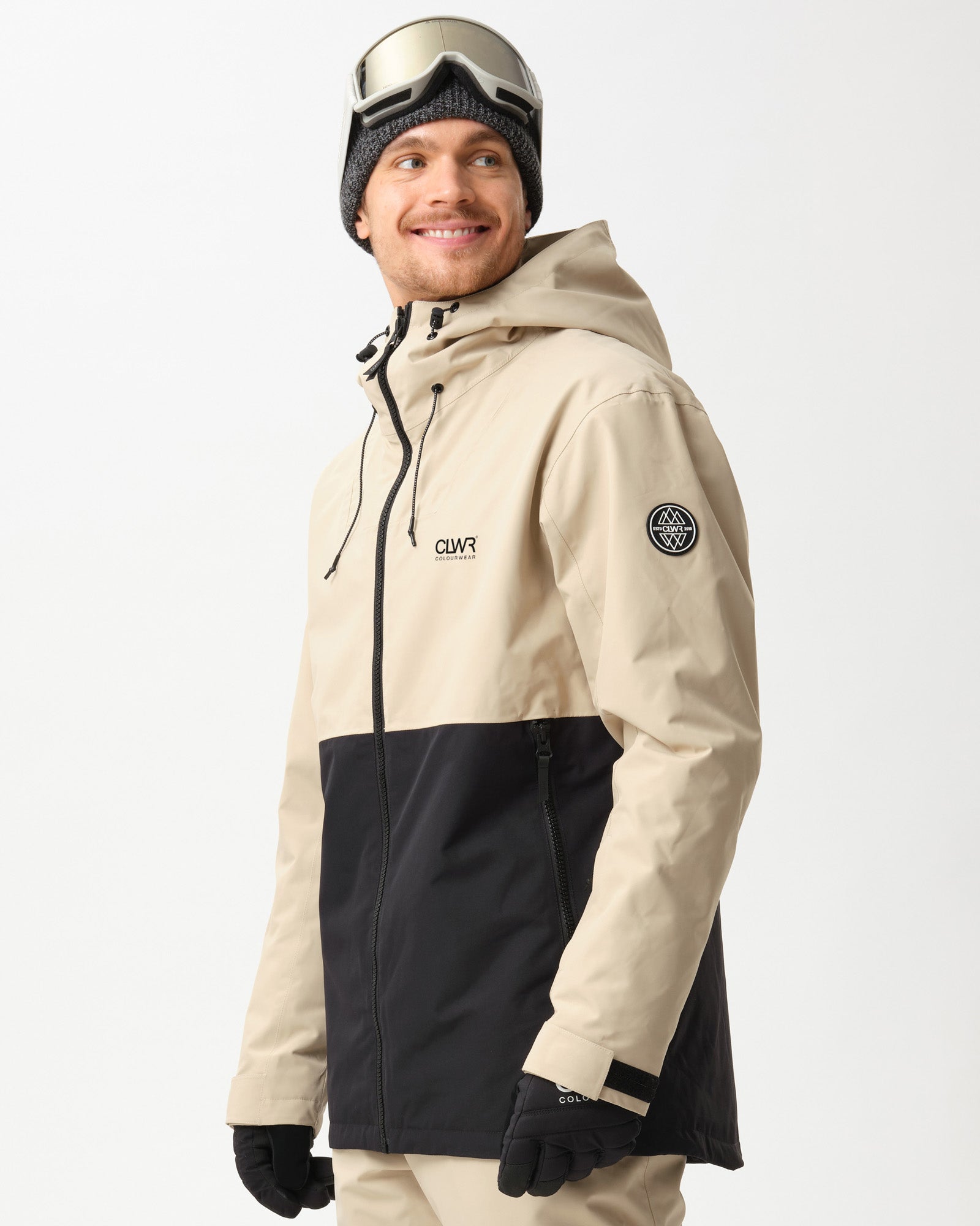 Block Jacket Herr - Sand