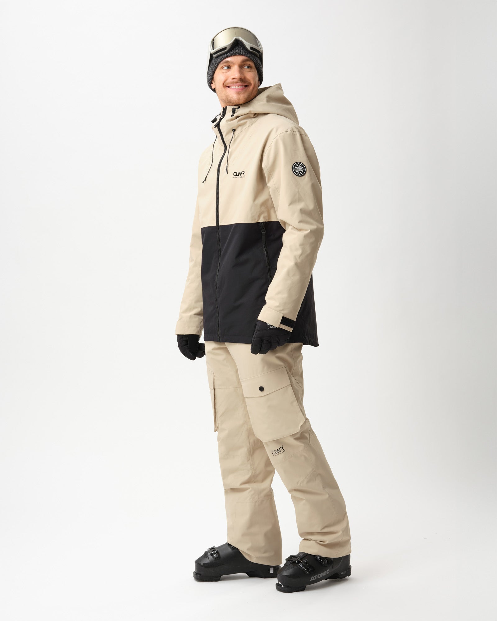 Block Jacket Herr - Sand