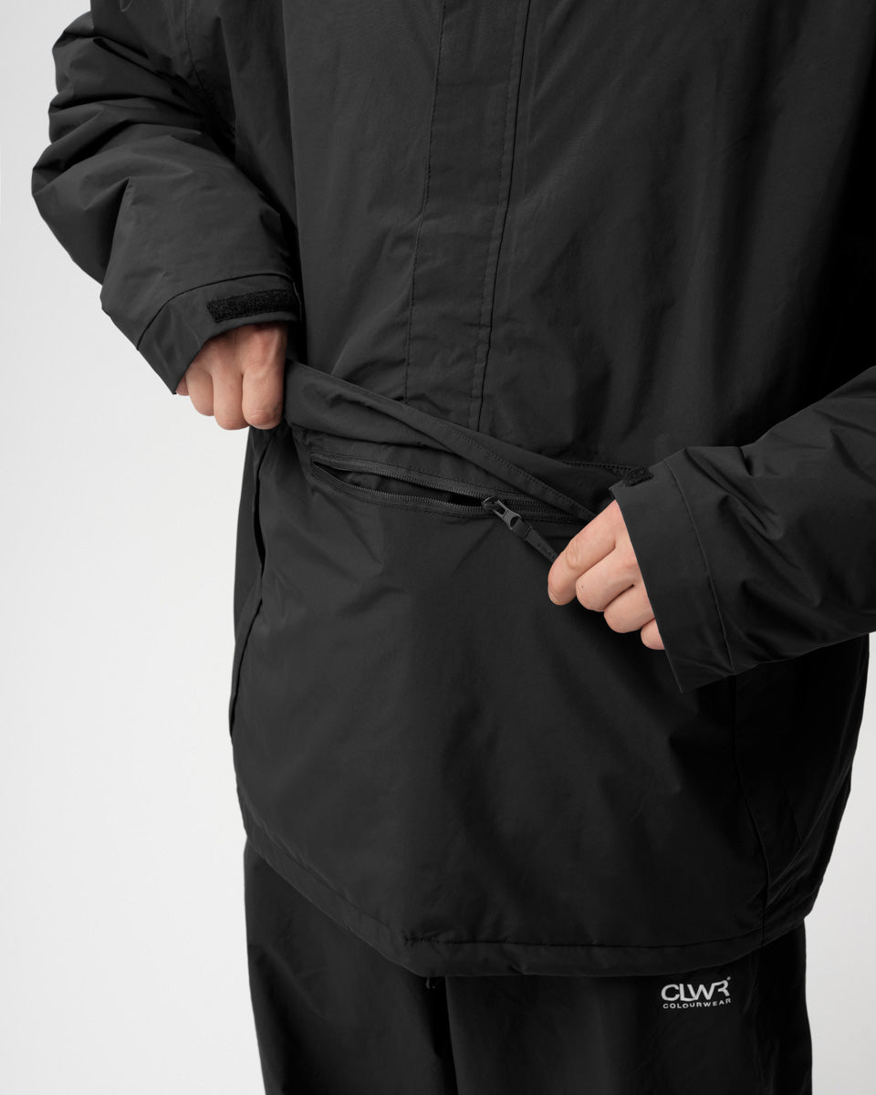 Zipper kangaroo pocket