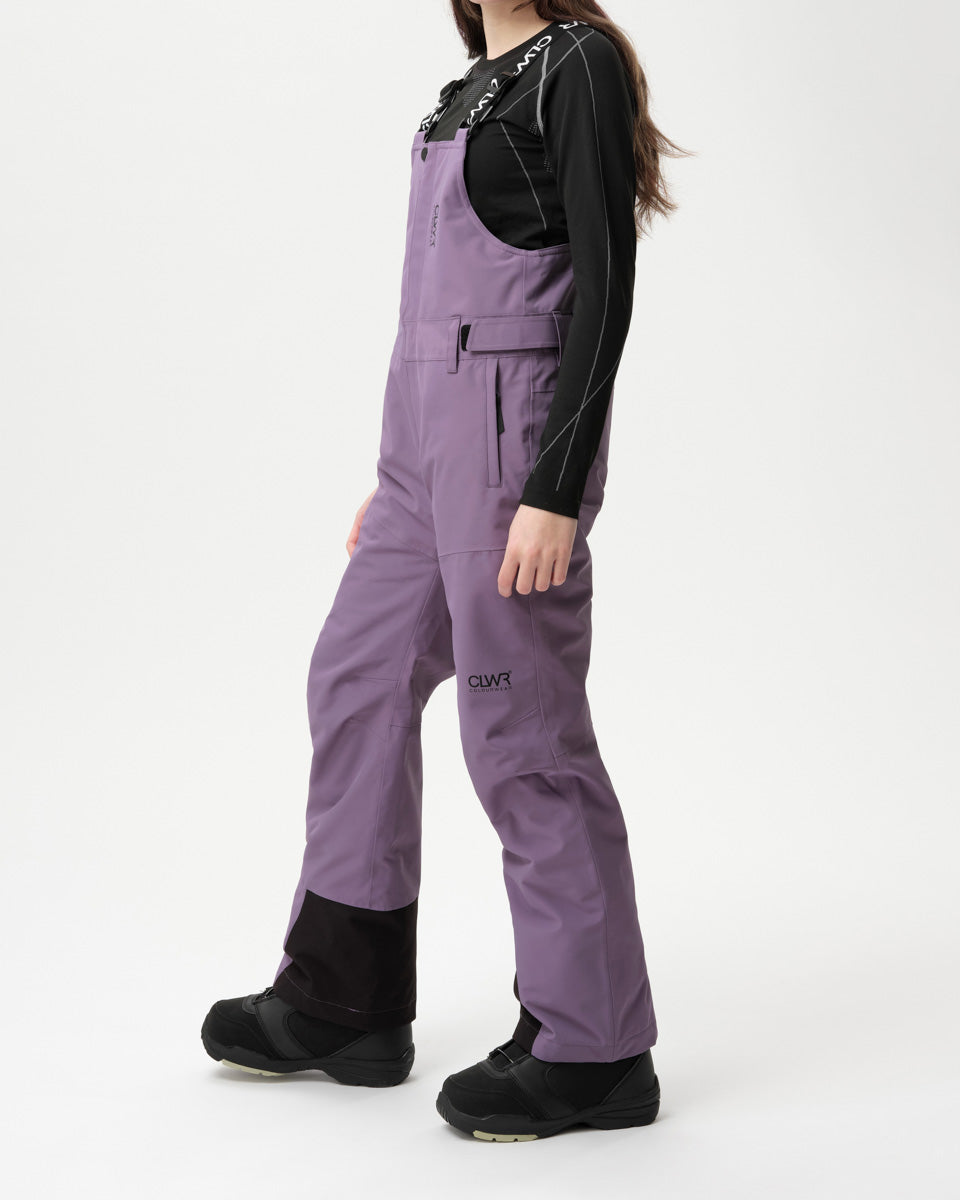 Polar Bib Pants - Dusty Purple