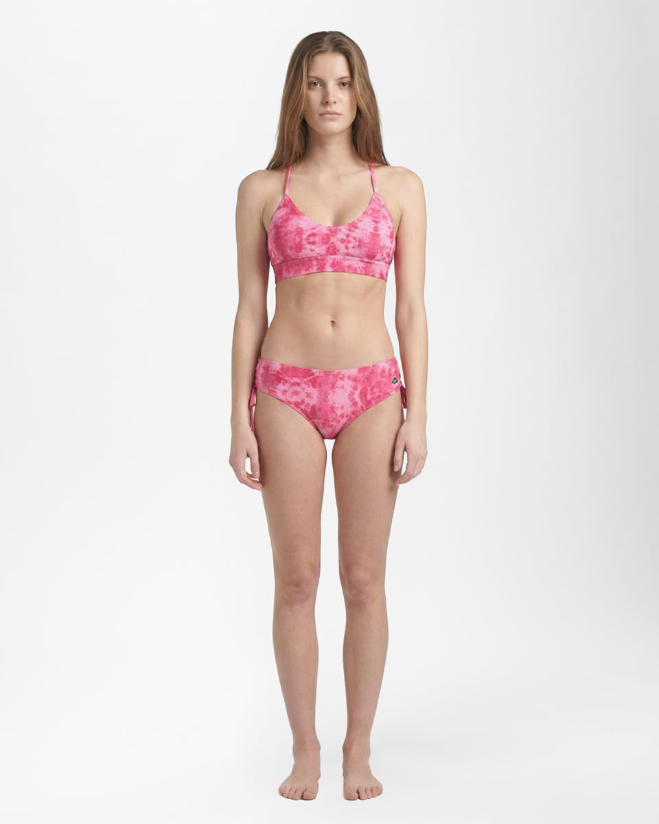 Bikini Bottom Mid Waist - Rosa