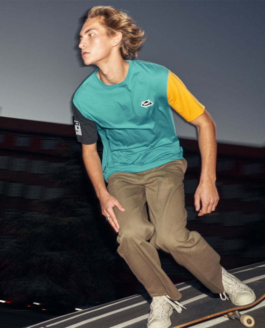 Bloc Tee - Blue