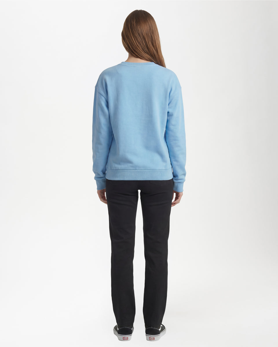 Ink Crew Top - Ljusblå
